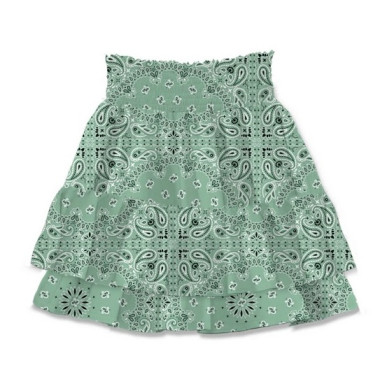 Saint barth pantaloncino donna fantasia acquamarina bandana