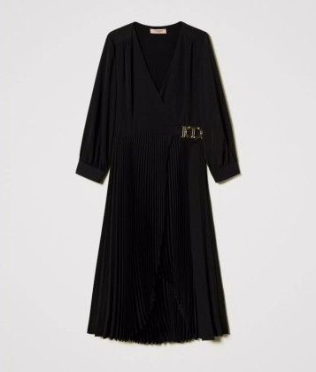 Twinset abbigliamento abito a portafoglio plissè