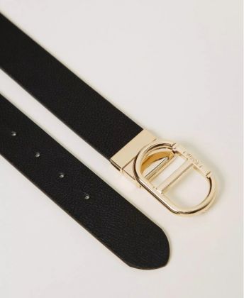 Twinset accessori cintura con fibbia oval t a ribaltina