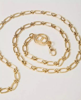 Twinset accessori cintura con oval t strass