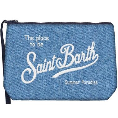 Saint barth pochette in denim vintage
