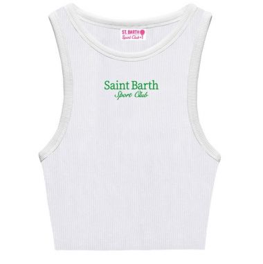 Saint barth top bianco