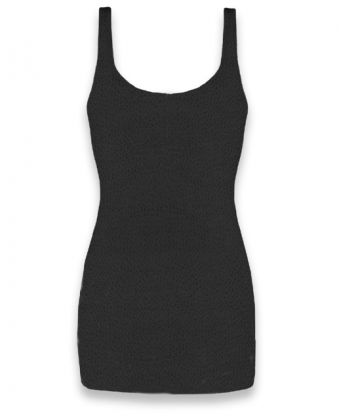 Saint barth mini abito nero