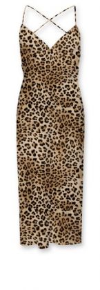 Saint barth abito lungo leopardato