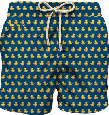 Saint barth costume boxer fondo blu papere