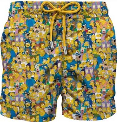 Saint barth costume boxer stampa all over simpson