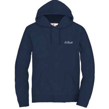 Saint barth felpa con cappuccio blu