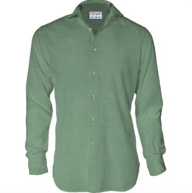 Saint barth camicia lino verde pastello