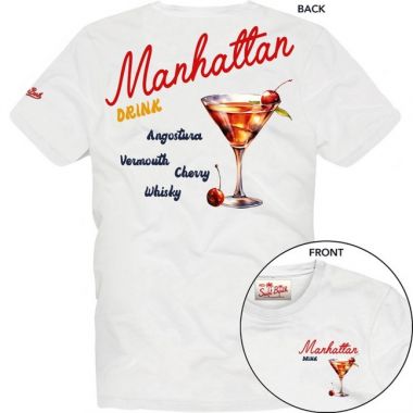 Saint barth tshirt bianca drink manhattan
