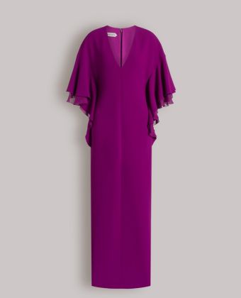 Alberta Ferretti abito lungo cady 51% vi 46% ac 3% ea