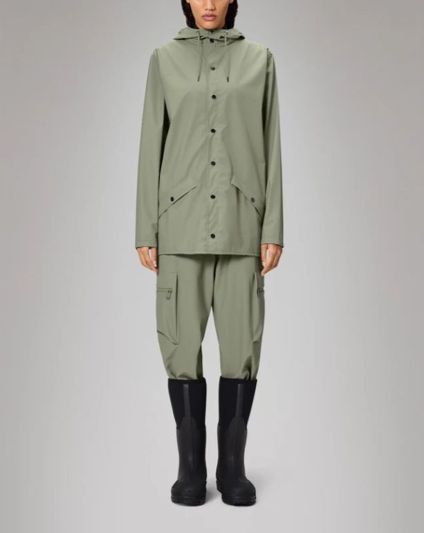 HKM – Giacca Impermeabile Uomo, Uomo, Regenjacke, Transparent, Trasparente, XS - Foto 9